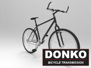 Prototype bike with Donko transmission